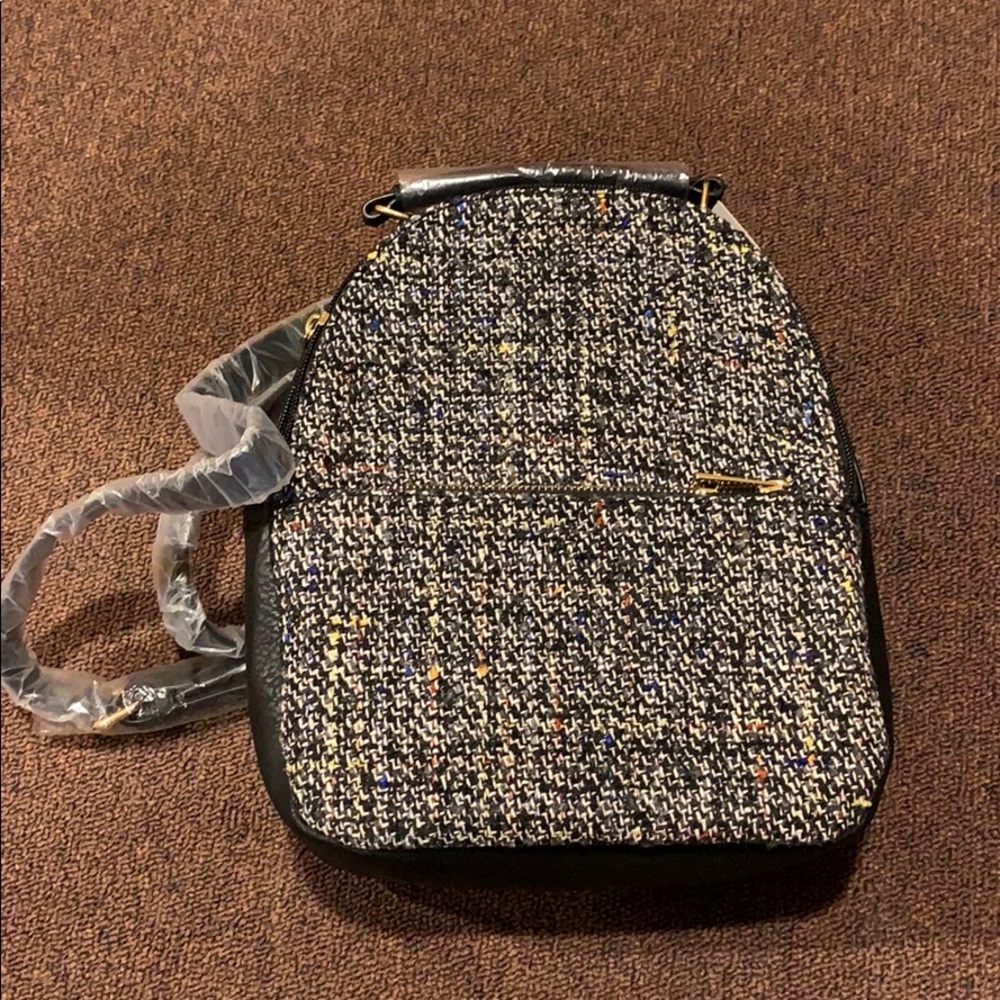 BNWT Tweed Mini Backpack - Picture 2 of 6